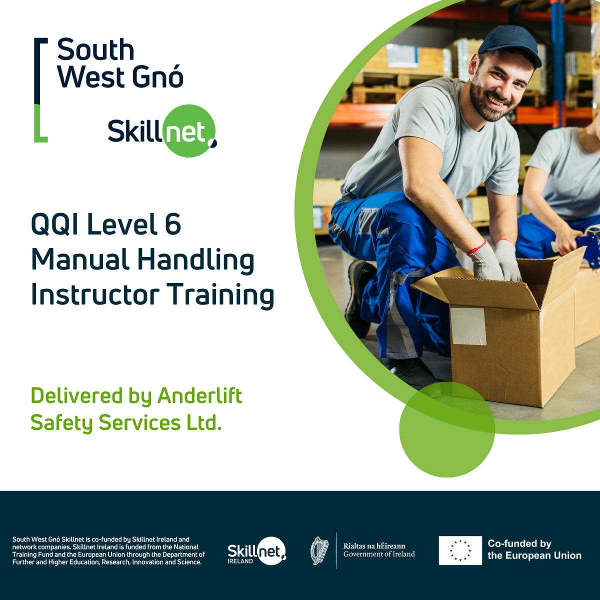 ESF+ QQI Level 6 Manual Handling Instructor Training